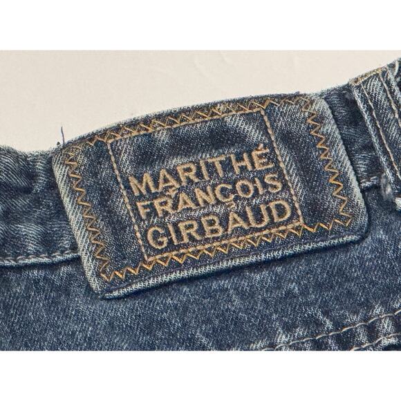 Vintage Marithé + François Girbaud High Waisted Stonewashed Jeans, Size 34L - Picture 8 of 9